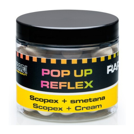 Mivardi plávajúce boilies rapid popup reflex 50 g 10 mm - scopex + smotana
