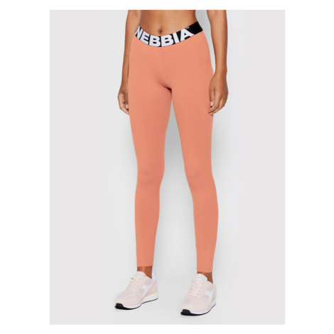 NEBBIA Legíny Squat Hero Scrunch 571 Ružová Slim Fit