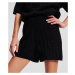 Šortky Karl Lagerfeld Monogram Knit Shorts Black