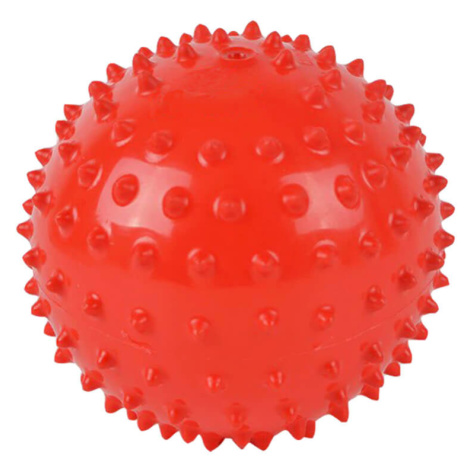 Masážna loptička ježko červený 9cm