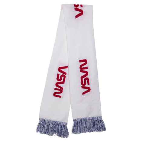 NASA scarf Knitted wht/blue/red mister tee