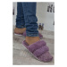 Dámske fialové papuče NORA