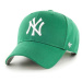 Šiltovka 47 brand MLB New York Yankees zelená farba, s nášivkou