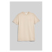 TRIČKO GANT SLIM TONAL SHIELD PIQUE SS TSHIRT CONCRETE BEIGE