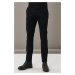 AC&Co / Altınyıldız Classics Men's Black Slim Fit Slim Fit Cotton Flexible Chino Trousers.