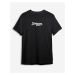 Trendyol Black Text Printed Regular Cut T-shirt