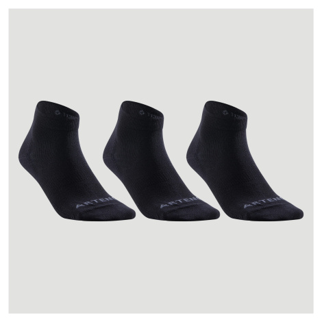 Športové polovysoké ponožky rs160 biele 3 páry ARTENGO