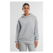 Women's Terry Oversized Hoodie gray