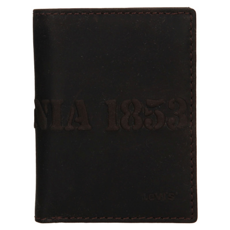 Pánska kožená peňaženka Levis Liam - čierna Levi´s