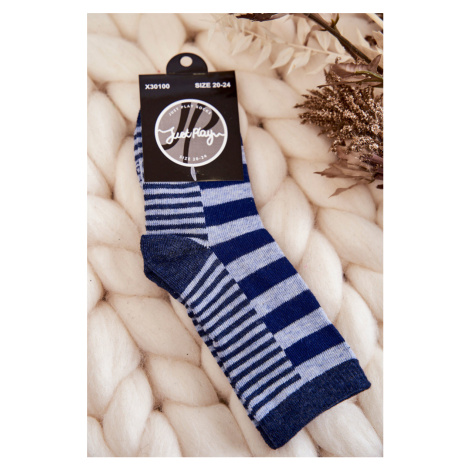 Modré chlapčenské ponožky