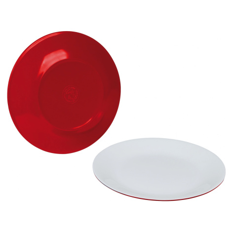 Sada tanierov Bo-Camp Breakfast plate Two tone - 4ks Farba: červená