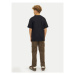 Jack&Jones Junior Tričko Caleb 12258924 Čierna Relaxed Fit