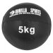 Gorilla Sports Sada kožených medicinbalů, 55 kg, černý