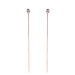 VUCH Bowy Rose Gold Long Earrings