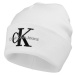 Calvin Klein MONOLOGO EMBRO Zimná čiapka, biela, veľkosť