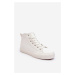 Women's insulated sneakers with zipper White Big Star