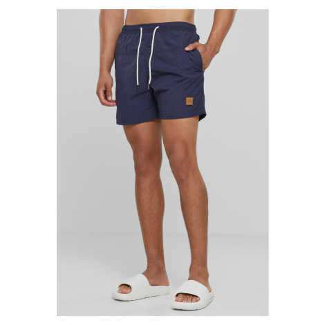 Men's Swimsuit Block Navy Blue Urban Classics