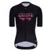 HOLOKOLO Cyklistický dres s krátkym rukávom - FUTURE ELITE LADY - ružová/biela/čierna