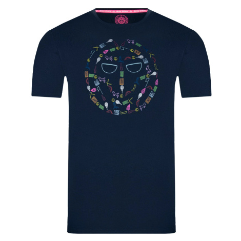 Dětské tričko BIDI BADU Baszon Lifestyle Tee Dark Blue, Mixed