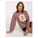 Severine Crewneck Brown Sweatshirt