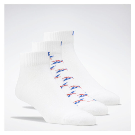 Reebok Ponožky Kotníkové Unisex Classics Ankle Socks 3 Pairs GD1030 Biela