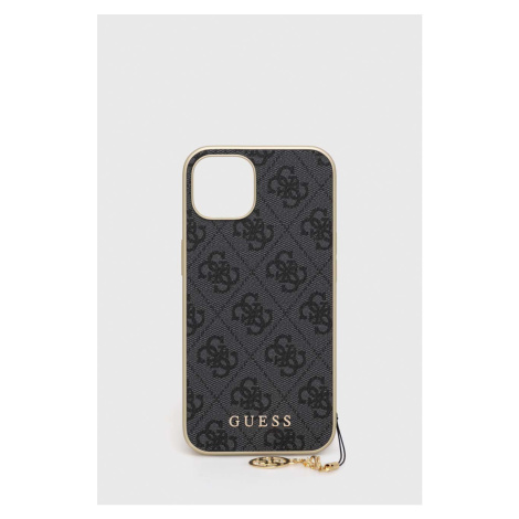 Puzdro na mobil Guess Iphone 13 6,1" šedá farba