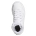 Juniorská rekreačná obuv ADIDAS Hoops 3.0 Mid K cloud white cloud white grey two