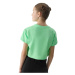 Dievčenské tričko s krátkym rukávom 4F JUNIOR TSHIRT-4FJWSS24TTSHF1144-42N-LIGHT GREEN NEON