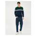 Koton Knitwear Sweater Color Blocked Crew Neck