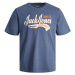 Jack&Jones Pánske tričko JJELOGO Standard Fit 12246690 Ensign Blue M