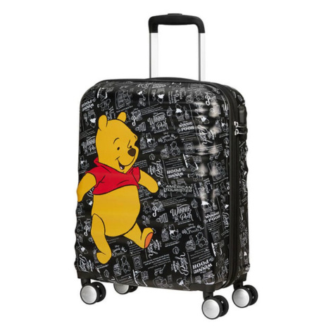 American Tourister Kabinový cestovní kufr Wavebreaker Disney Spinner 36 l - černá