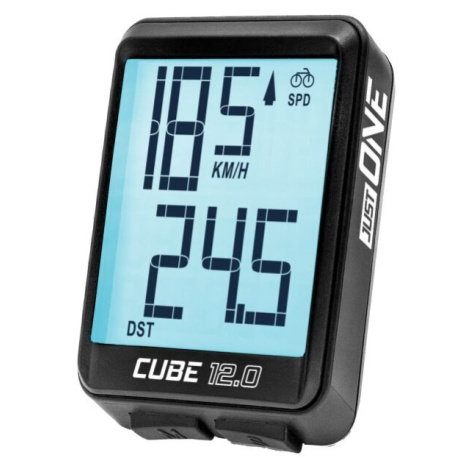 One CUBE 12.0 tachometer, čierna, veľkosť