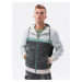 Ombre Men's windbreaker jacket with hood