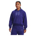 Mikina Under Armour Essential Script Hoodie Blue