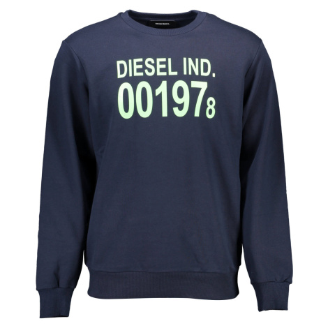 DIESEL SWEATSHIRT WITHOUT ZIP MAN BLUE