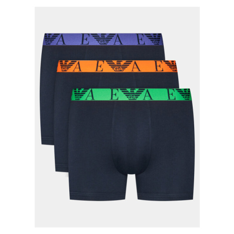Emporio Armani Underwear Súprava 3 kusov boxeriek 111473 4R715 70435 Tmavomodrá