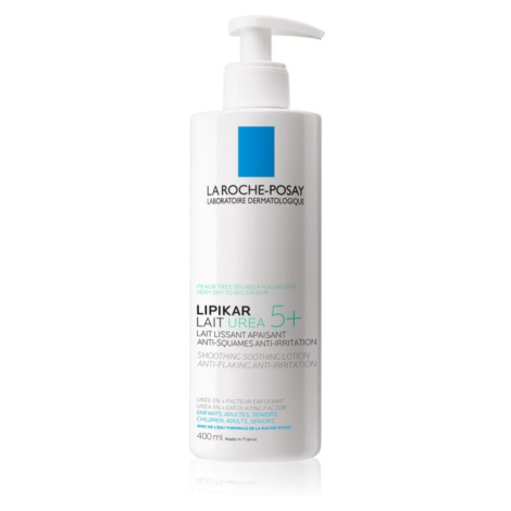 La Roche-Posay Lipikar Lait Urea 5+ upokojujúce telové mlieko pre suchú a podráždenú pokožku