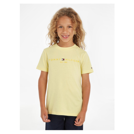 Light yellow children's T-shirt Tommy Hilfiger - Boys