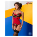 Avanua Valentine Corset red Farba: Červená