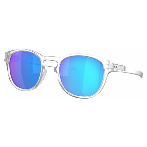 Oakley Latch 92656553 Matte Clear/Prizm Sapphire Polarized Lifestyle okuliare