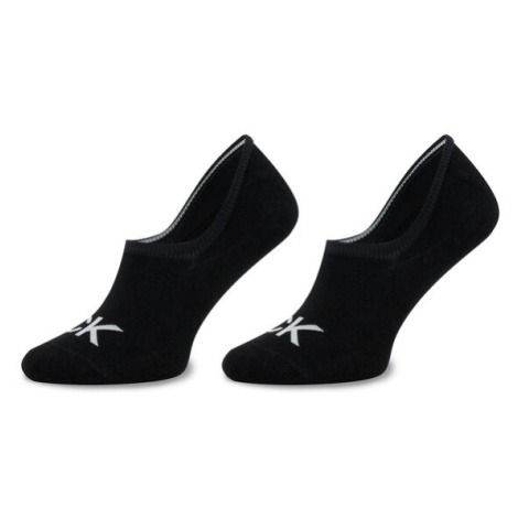 Calvin Klein Súprava 2 párov krátkych pánskych ponožiek 701218716 Čierna