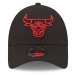 šiltovka New Era 9Forty Neon Outline Chicago Bulls Cap Black Red