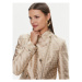 Guess Bunda z imitácie kože Olivia Moto Jacket W3YL25 WFIR2 Béžová Regular Fit
