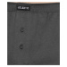 Pánské klasické boxerky ATLANTIC s knoflíčky 2PACK - graphite