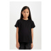 DEFACTO Girls Regular Fit Crew Neck Short Sleeve T-Shirt