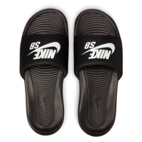 pánske šľapky Nike SB VICTORI ONE SLIDE SB čierna/biela-čierna