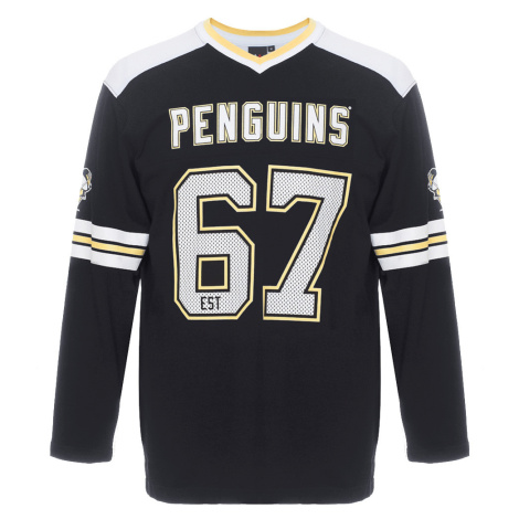 Pittsburgh Penguins pánske tričko s dlhým rukávom Hockey Heavy Jersey Long Sleeve Majestic