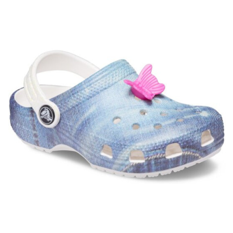 Crocs Dreváky Classic Denim Clog T 208302 Biela