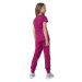 Dievčenské tepláky 4F JUNIOR TROUSERS CAS F130-53S-DARK PINK