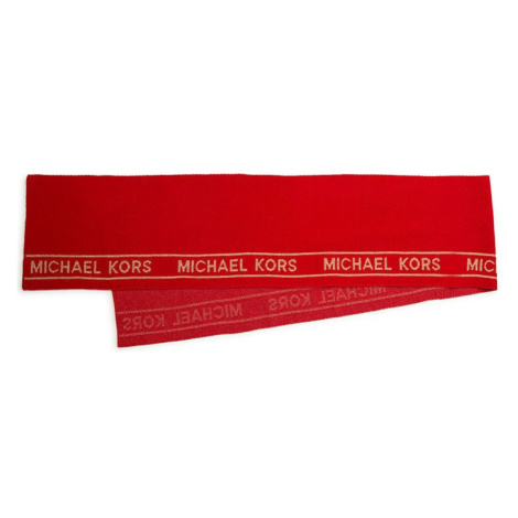 Detský šál Michael Kors červená farba, s potlačou